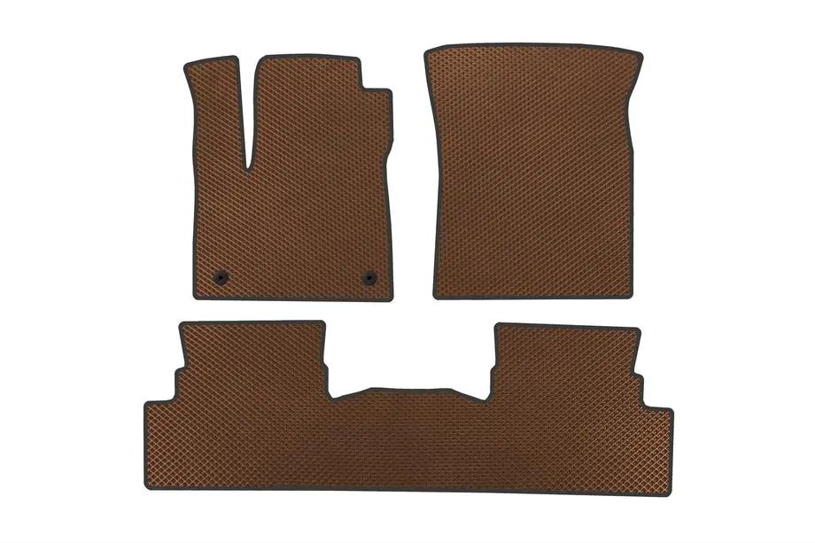 Opel Grandland X 2017- EVA Floor Mats (Brown) Image