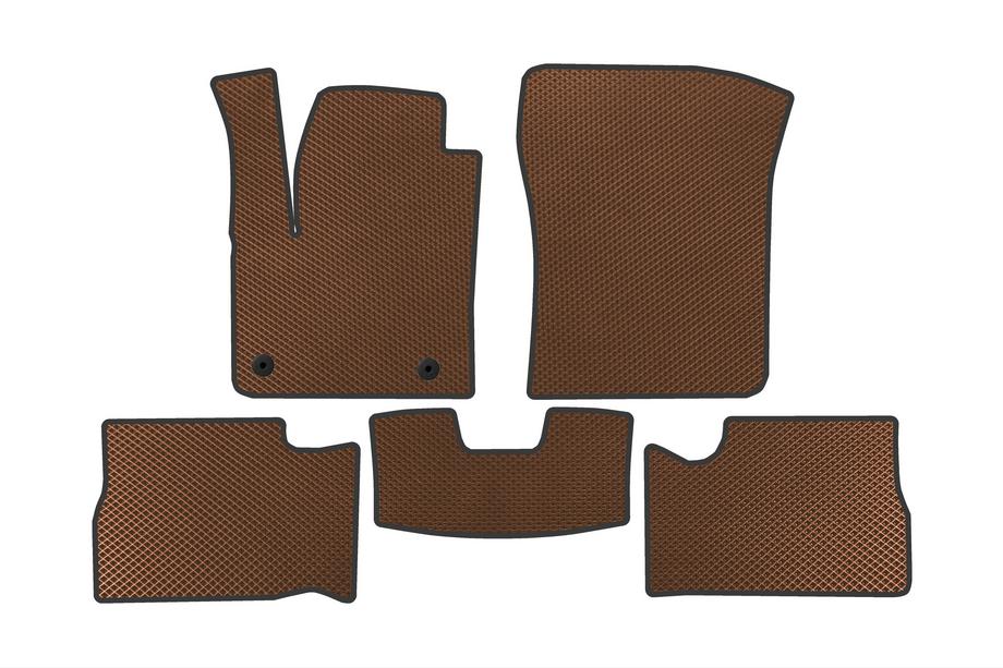Opel Mokka 2021- EVA Floor Mats (Electric, Brown) Image