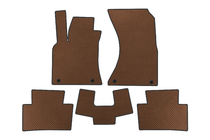 Porsche Macan 2014-2024 EVA Floor Mats (2019-2024, Brown) photo 1