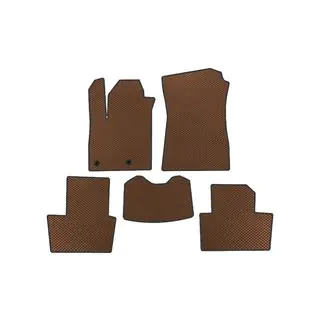 EVA Car Mats (Petrol, Brown)