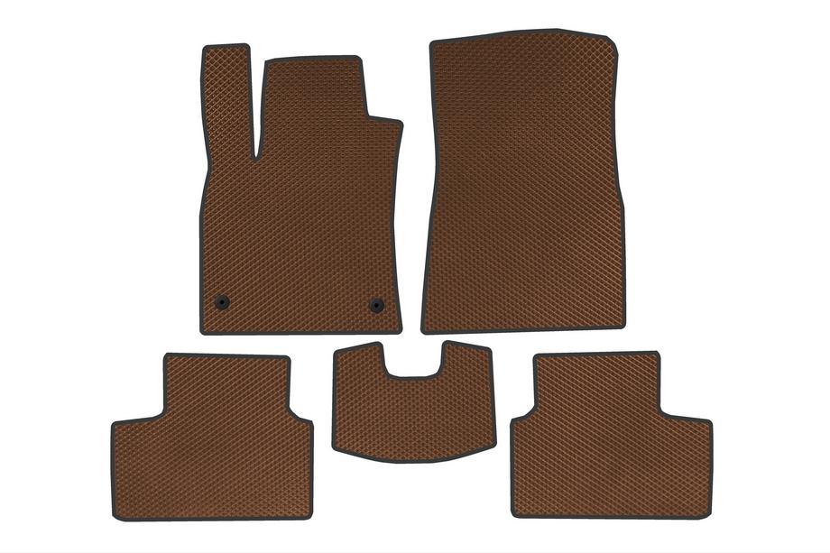 Renault Clio V 2019- EVA Floor Mats (Brown) Image