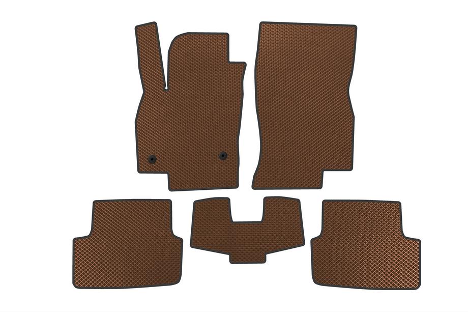 Seat Ibiza 2017- EVA Floor Mats (Brown) Image