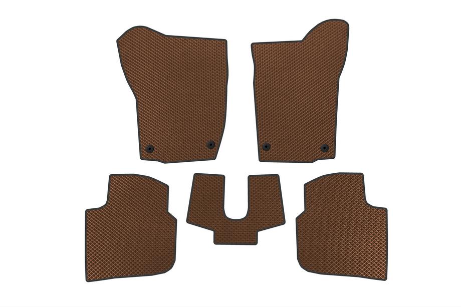 Seat Toledo 2012-2019 EVA Floor Mats (Brown) Image