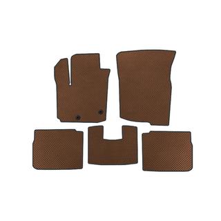 EVA Floor Mats (Hybrid, Brown) Suzuki SX4 S-Cross 2021-