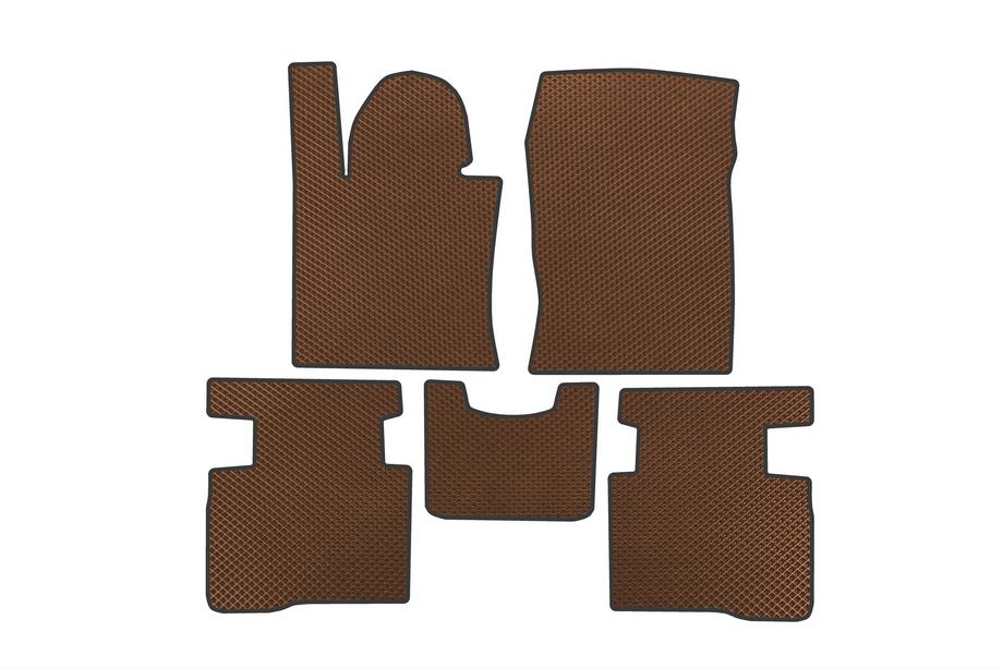 SsangYong Korando 2019- EVA Floor Mats (Brown) Image