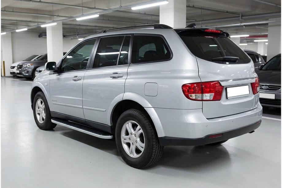 SsangYong Kyron 2005-2014 Side Steps Tayga Grey (2 pcs, Aluminum) Image