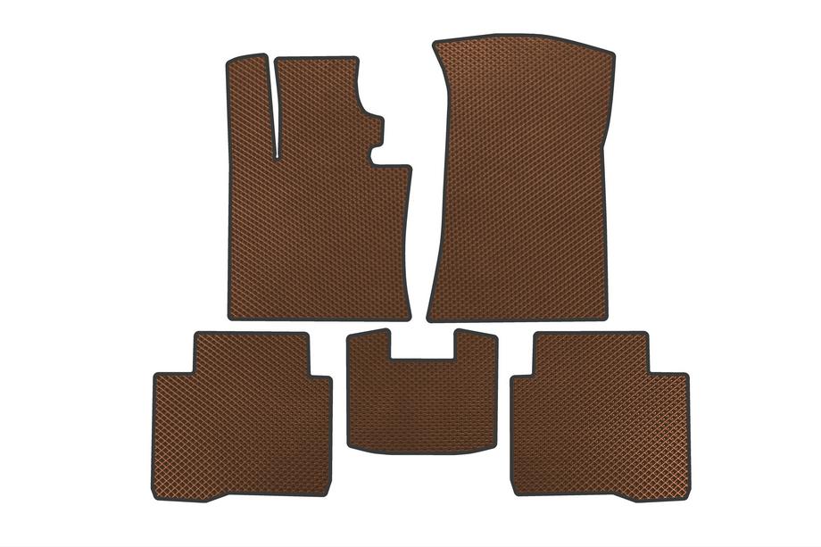 SsangYong Torres 2022– EVA Car Mats (Petrol, Brown) Image