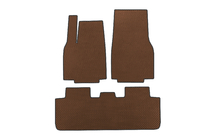 Tesla Model Y 2020- EVA Floor Mats (For Juniper 2025-, Brown) photo 1