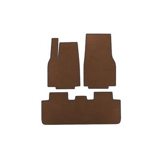 EVA Floor Mats (For Juniper 2025-, Brown) Tesla Model Y 2020-