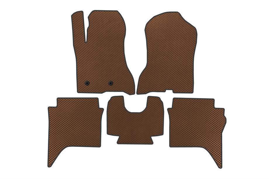 Volkswagen Amarok 2022- EVA Floor Mats (Brown) Image