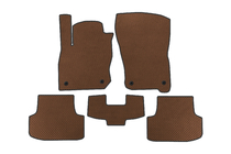 Volkswagen Golf 8 2019- EVA Floor Mats (HB, Brown) photo 1
