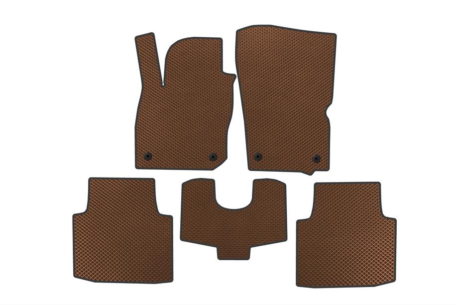 Volkswagen Passat B9 2023- EVA Floor Mats (SW, Brown) Image