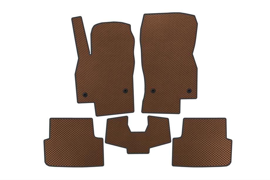 Volkswagen Taigo 2020- EVA Floor Mats (Brown) Image