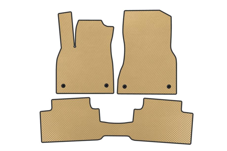 Audi Q6 2022- EVA Floor Mats (Beige) Image