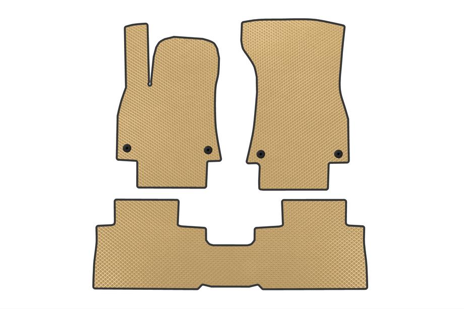 Audi Q8 e-Tron/Q8 e-tron Sportback 2018-2025 EVA Floor Mats (Beige) Photo 1