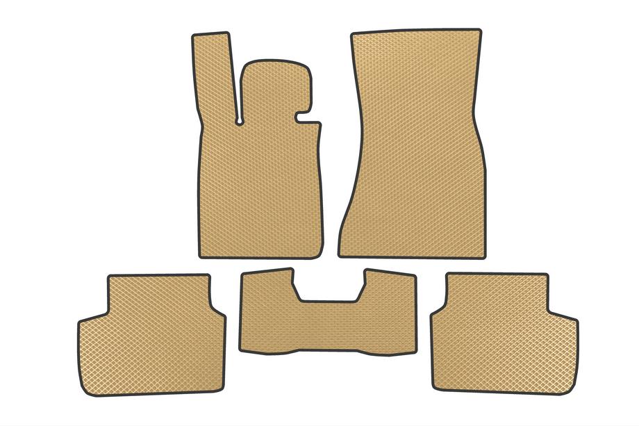 BMW 7 Series G11/G12 2015-2022 EVA floor mats (for G11, beige) Image