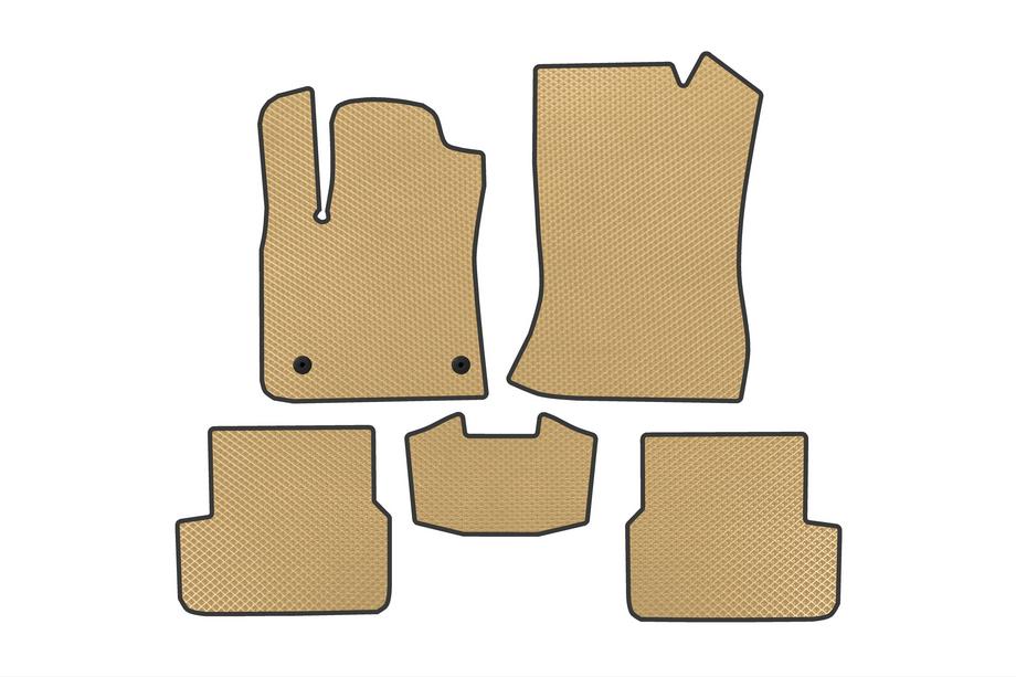 Dacia Sandero 2021- EVA Floor Mats (Beige) Image