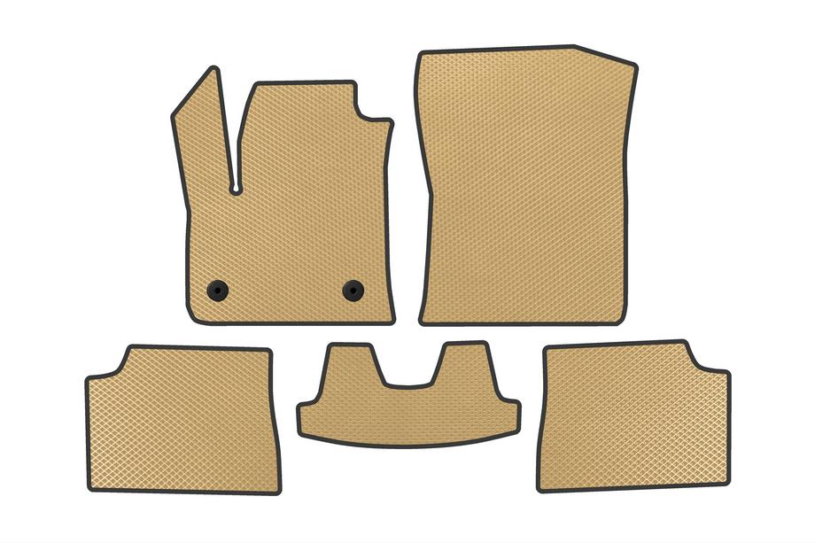 Fiat 600/600e 2023– EVA Floor Mats (Electric, Beige) Image