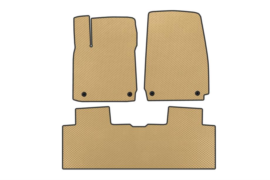 Hyundai Ioniq 6 2022- EVA Floor Mats (Beige) Image