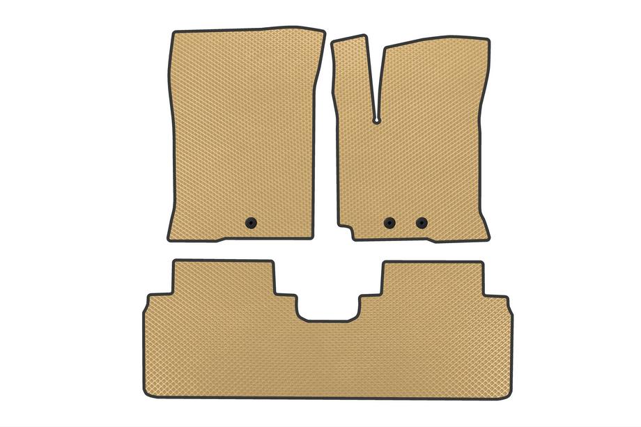 Hyundai IX-20 2010-2019 EVA Floor Mats (Beige) Image
