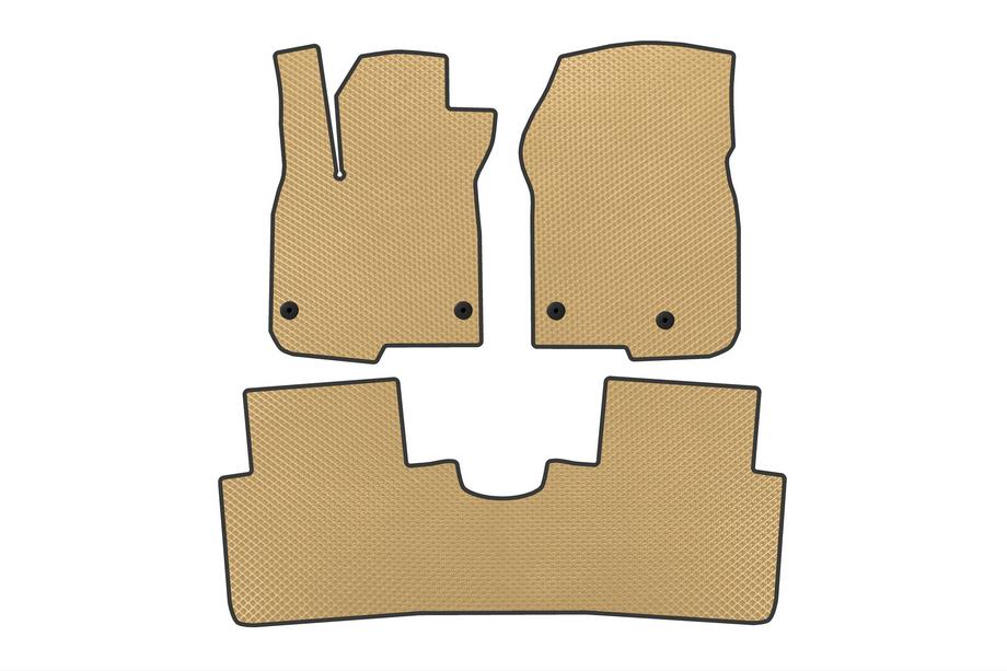 Honda CRV 2022- EVA Floor Mats (Beige) Image