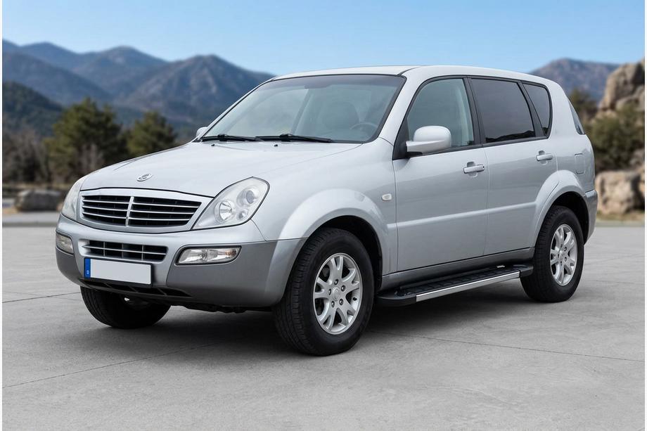 SsangYong Rexton I 2001-2017 Side Steps RedLine V1 (2 pcs, Aluminum) Image