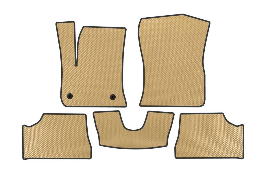 Jeep Avenger 2023- EVA Floor Mats (Beige) Image