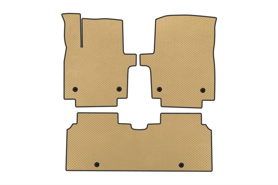 Kia EV6 2021- EVA Floor Mats (Beige) Image