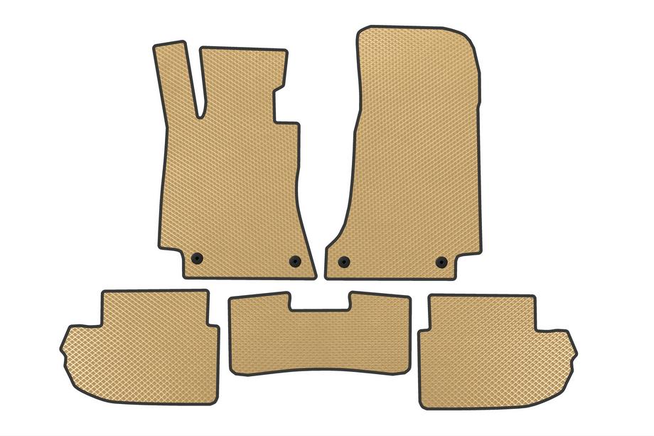 Mercedes E-class coupe C238 2016-2024 EVA Floor Mats (2021-2024, beige) Image