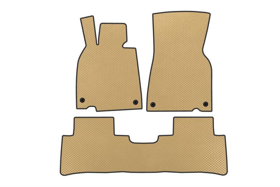Mercedes-Benz E-Class EVA Floor Mats (Beige) Image