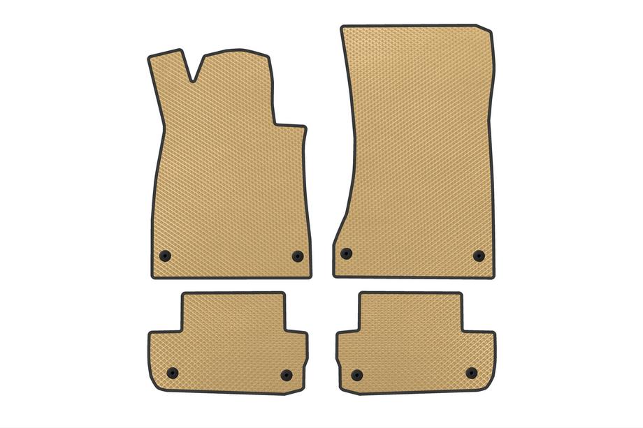 Mercedes S-class C217 Coupe 2014-2020 EVA Floor Mats (2017-2020, Beige) Photo 1