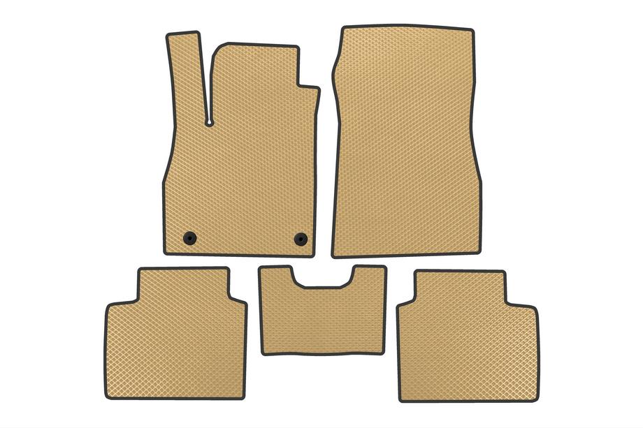 Nissan Micra K14 2016- EVA Floor Mats (Beige) Image
