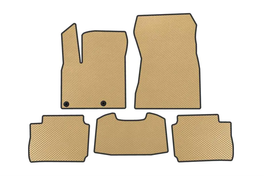 Nissan Qashqai 2021- EVA Floor Mats (Electro, Beige) Image