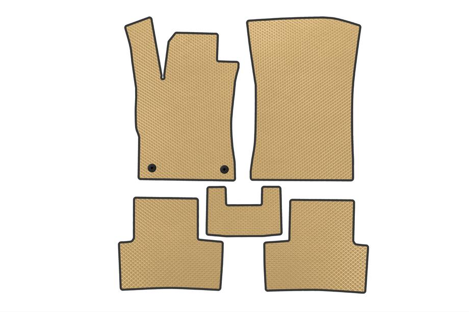 Opel Astra L 2022- EVA Car Mats (Petrol, Beige) Image