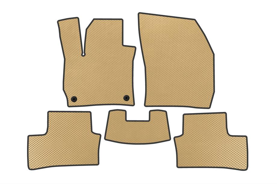 Opel Astra L 2022- EVA Floor Mats (Electric, Beige) Image
