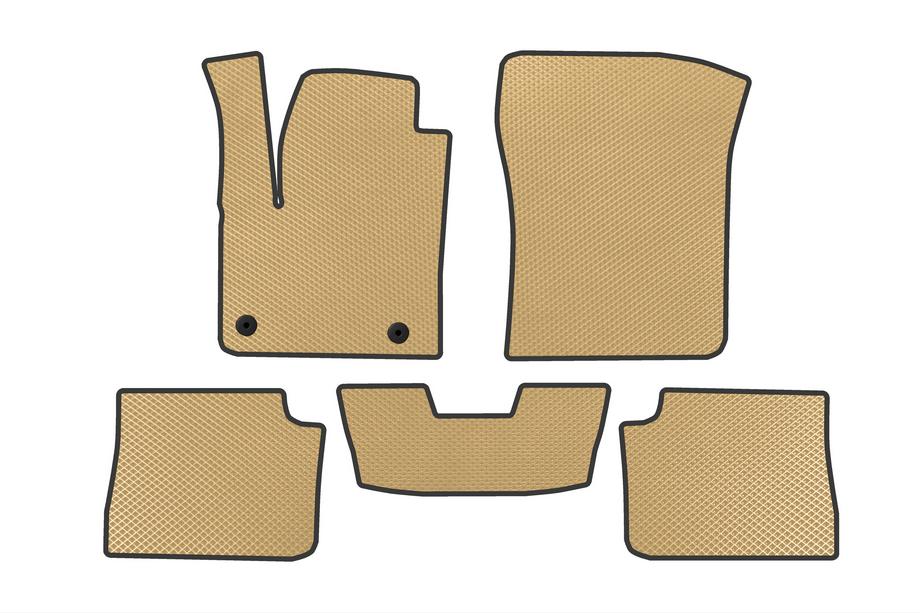 Opel Corsa F 2019- EVA Floor Mats (Electro, Beige) Photo 1