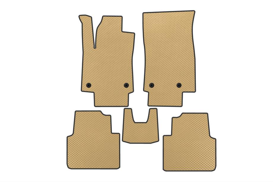 Opel Crossland X 2017-2024 EVA Floor Mats (2017-2020, beige) Image