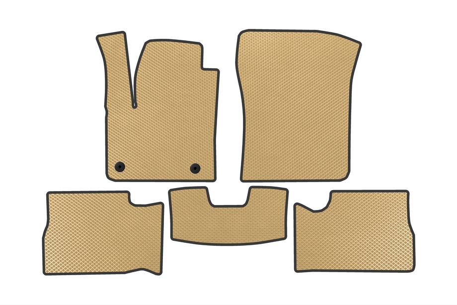 Opel Mokka 2021- EVA Floor Mats (Electro, Beige) Image