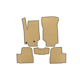 EVA Car Mats (Petrol, Beige)