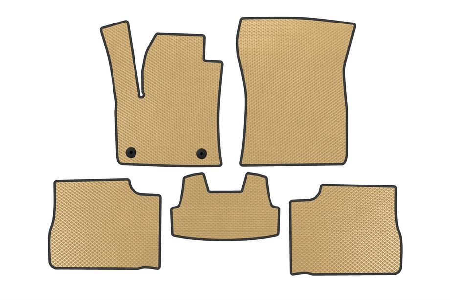 Peugeot 2008 2019- EVA V2 Floor Mats (2023-, Electric, Beige) Image