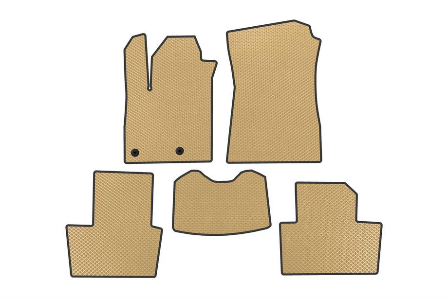 Renault Austral 2022- EVA Car Mats (Petrol, Beige) Image