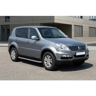 Side Steps Tayga Grey (2 pcs, Aluminum) SsangYong Rexton I 2001-2017 photo 1