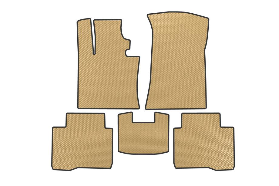 SsangYong Torres 2022– EVA Car Mats (Petrol, Beige) Image