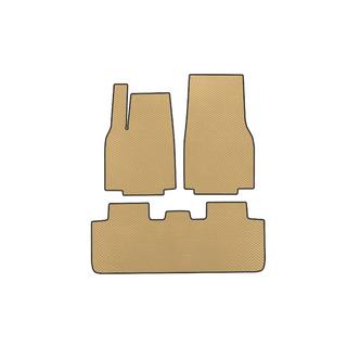 EVA Floor Mats (For Juniper 2025-, Beige) Tesla Model Y 2020-