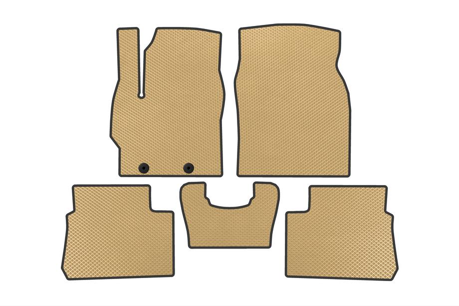 Toyota Yaris/Yaris Cross (XP210) 2020- EVA Floor Mats (Hybrid, Beige) Image