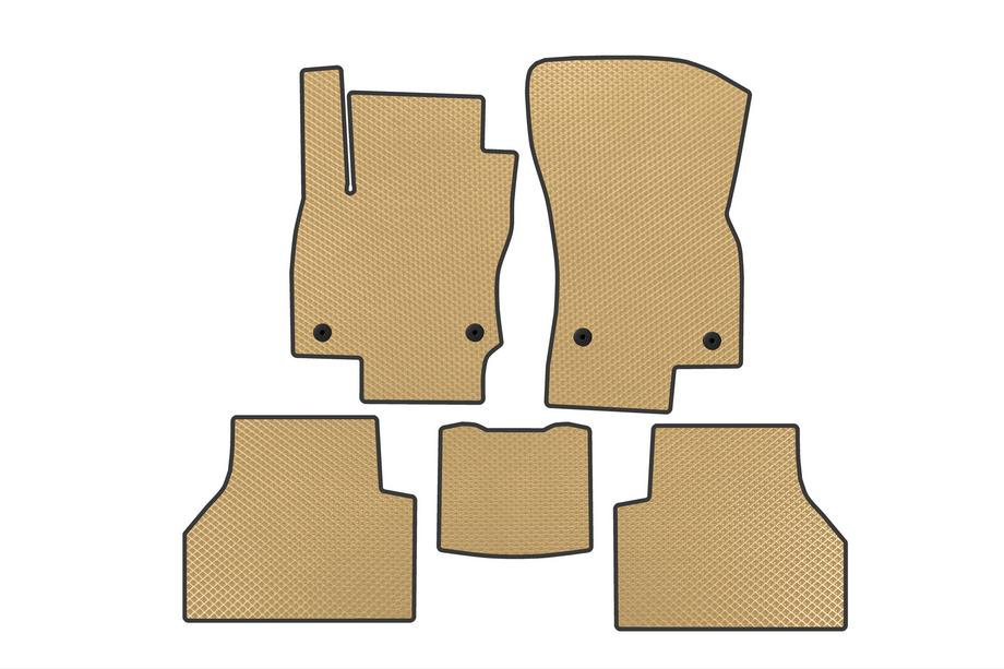 Volkswagen Caddy 2020- EVA Floor Mats (Beige) Image