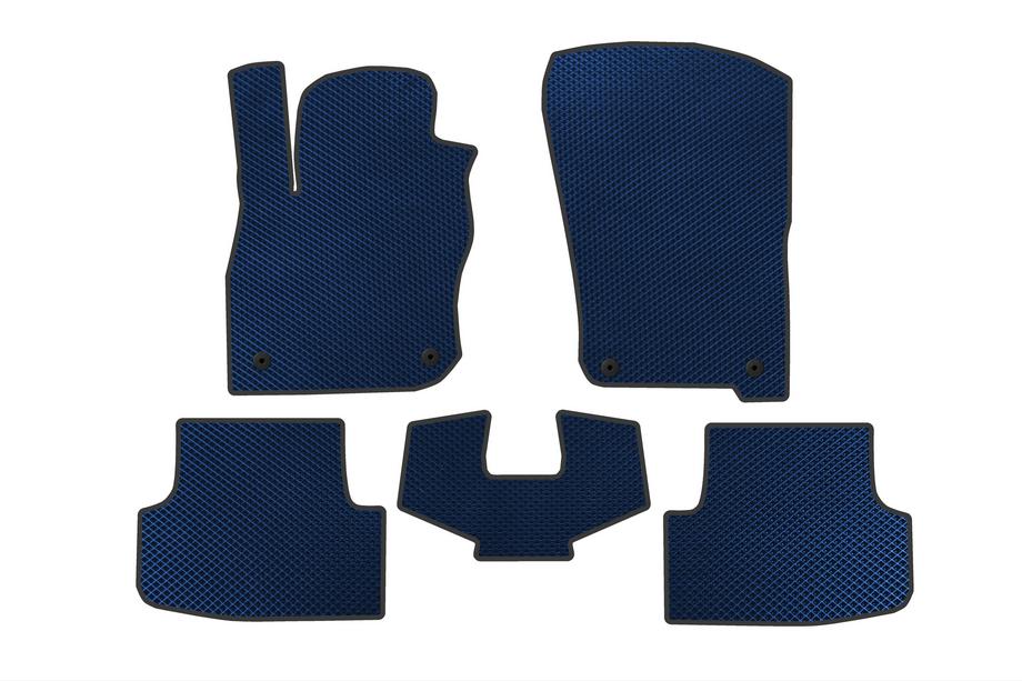 Audi A3 2020- EVA floor mats (Sedan, blue) Image