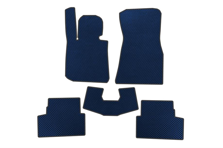BMW 4 Series G22/23/26 2020- EVA floor mats (for i4 G26, blue) Image