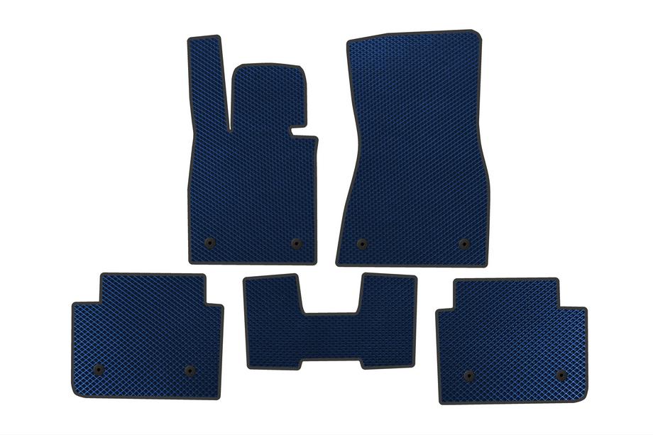 BMW 5/i5 Series G60/G60E/G61 2023- EVA floor mats (for i5 G60E, blue) Image