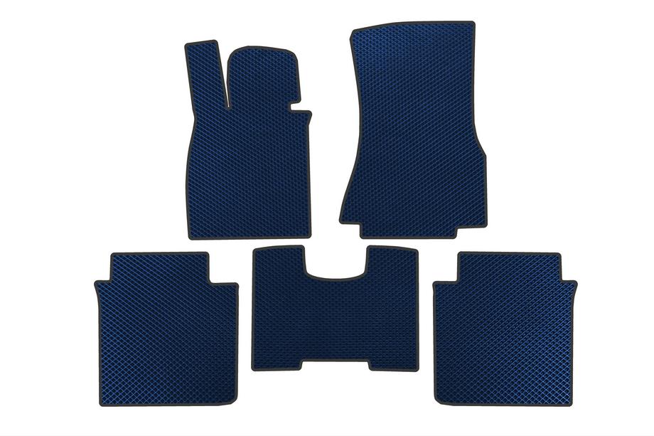BMW 7 Series G70/G71 2022- EVA floor mats (for G70E, blue) Image